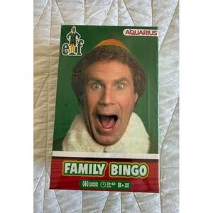 ELF‎ Family Bingo Party Game By Aquarius Christmas Movie Buddy The Elf NIB